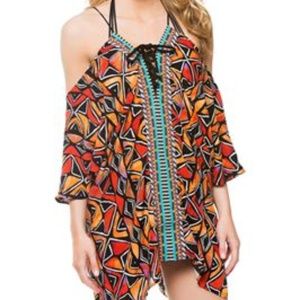 NWT Nanette Lepore | Off the Shoulder Caftan